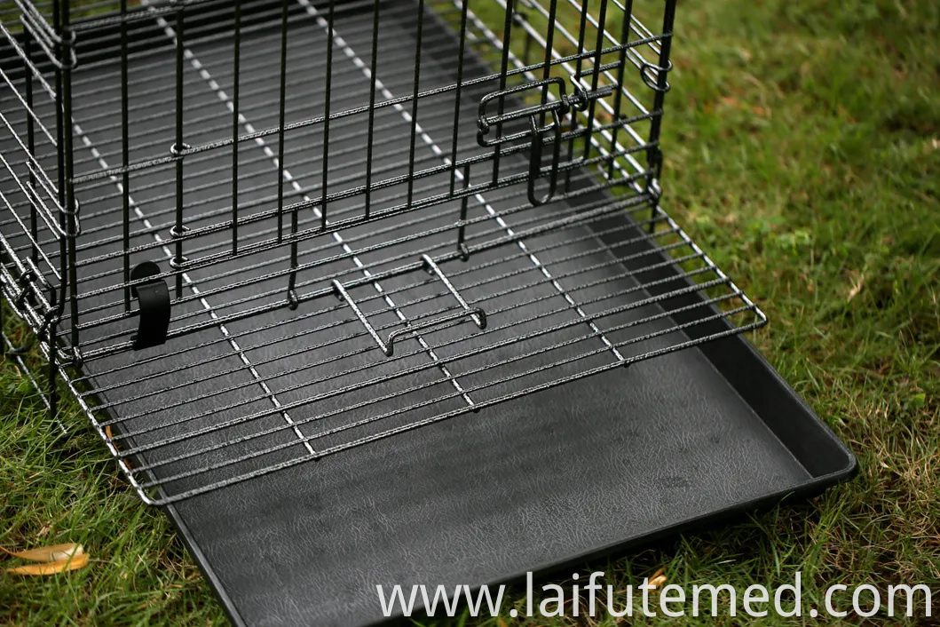 B40001 Wire Pet Cages House for Dogs and Cats Foldable Iron Carriers Animal Cage Crate Boarding Kennels Collapsible Places